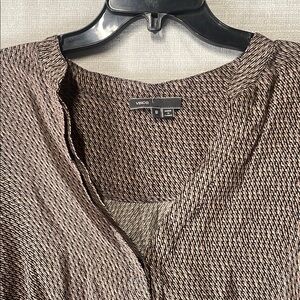 Vince Women's Blouse in Black and Cream